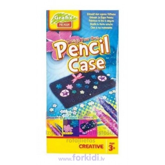Rokdarbu komplekts Grafix Design Your Own Pencil Case 150407