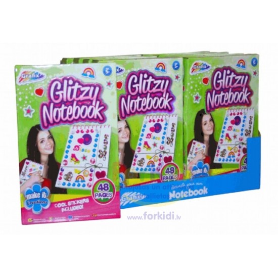 Rokdarbu komplekts piezīmju blociņš Grafix  MYO Notebook 166165