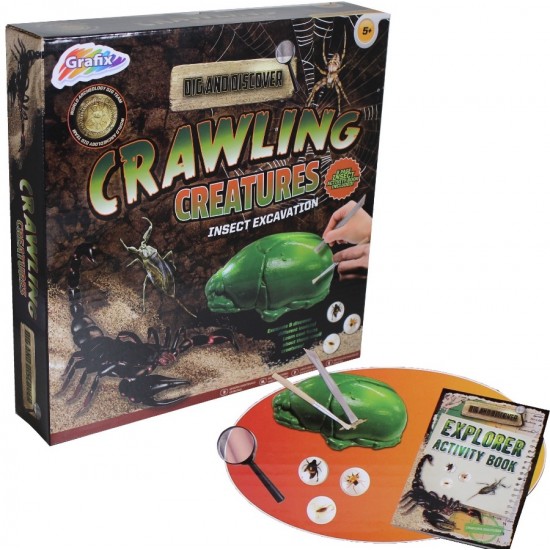 Arheologa komplekts Grafix Dig ‘n Discover Mining Excavation Kit R030047