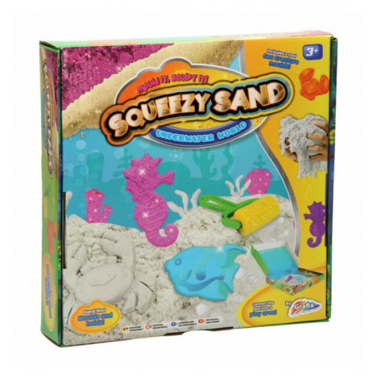 Veidošanas komplekts - smiltis Grafix Modelling Squeezy Sand Set R030459