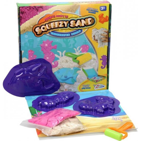 Veidošanas komplekts - smiltis Grafix Modelling Squeezy Sand Set R030459
