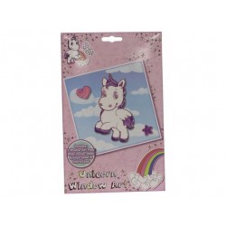 Stikla krāsas Grafix Magical Misty Unicorn Window Art R651010