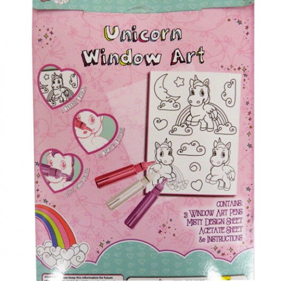 Stikla krāsas Grafix Magical Misty Unicorn Window Art R651010
