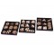 Koka dekoru komplekts Grafix Wooden Shapes 24 pcs in wooden box 3 ass CR0275