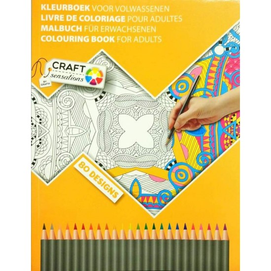 Art set Grafix Coloring Book 80 Sheets 2 assorted CR0304/GE