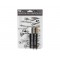 Logu dekorēšanas komplekts Grafix Window Marker Set, 3 markers, 3 templates A3 CR0976/GE