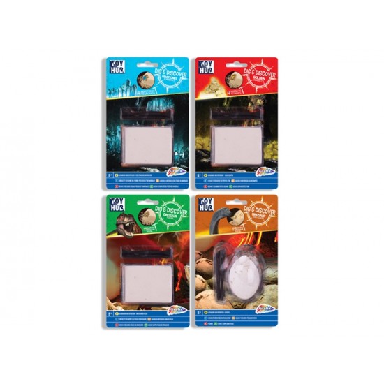 Arheologa komplekts Grafix Fossil Excavation 4 assorted DIG4AS/GE