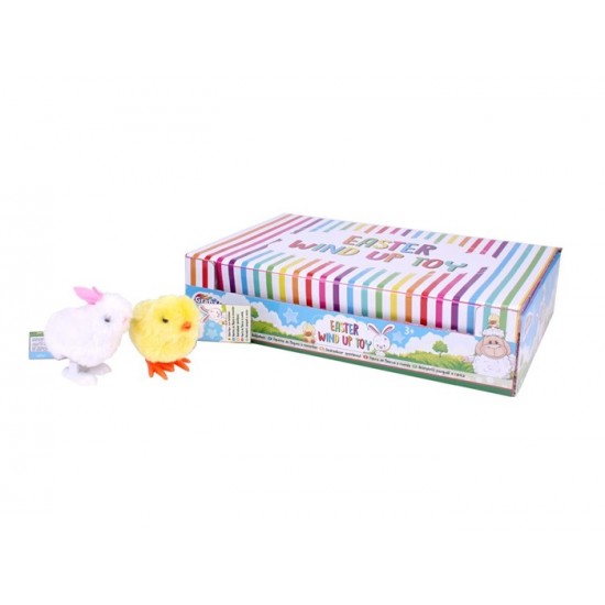 Rotaļlieta cālis/zaķis Grafix Wind Up Chicken/Bunny 2 assorted R010673