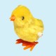 Rotaļlieta cālis/zaķis Grafix Wind Up Chicken/Bunny 2 assorted R010673