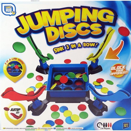 Galda spēle "Trīs rindā" Grafix Jumping Disks R050035