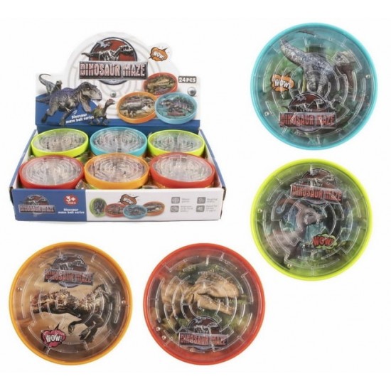 Spēle Dino Maze Game Ø 9 cm assorted 4247