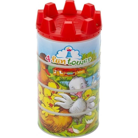 Spēļu komplekts "Neglītais pīlens" Jumbo Puzzle 4 Fun Tower 00406