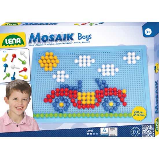 Mozaīka Lena Fanta Color Basic 200 Pegs Boys 35610