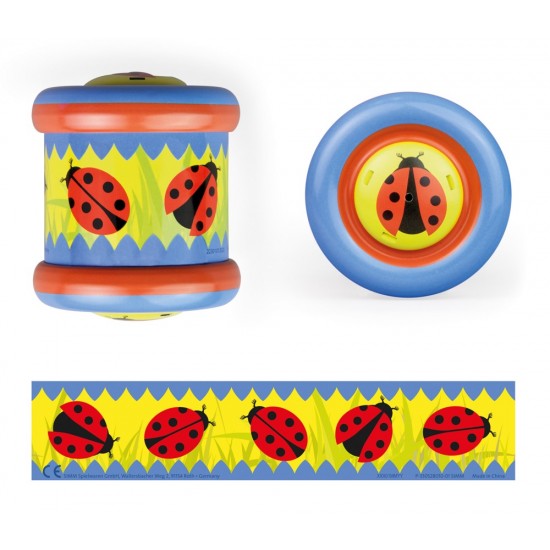 Rotaļlieta Lena Mechanical Toy 7cm with rattle Come Back Roller 3 assorted 52801