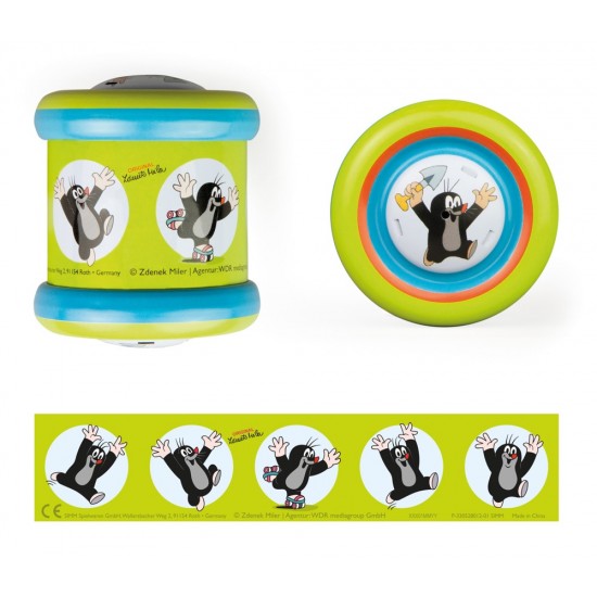 Rotaļlieta Lena Mechanical Toy 7cm with rattle Come Back Roller 3 assorted 52801
