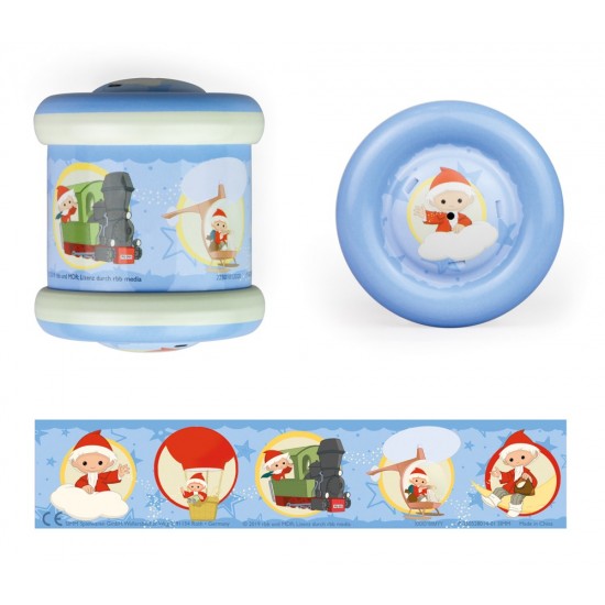 Rotaļlieta Lena Mechanical Toy 7cm with rattle Come Back Roller 3 assorted 52801