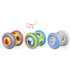 Rotaļlieta Lena Mechanical Toy 7cm with rattle Come Back Roller 3 assorted 52801