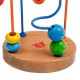 Koka attīstoša rotaļlieta aktīvā cilpa labirints ar lodītēm Lucy&Leo Bead Maze #2 LL114