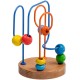 Koka attīstoša rotaļlieta aktīvā cilpa labirints ar lodītēm Lucy&Leo Bead Maze #2 LL114