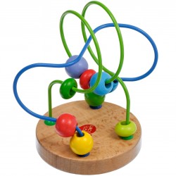 Wooden educational toy active loop Lucy&Leo Bead Maze #4 LL116