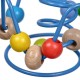 Koka attīstoša rotaļlieta aktīvā cilpa labirints ar lodītēm Lucy&Leo Bead Maze #6 LL151