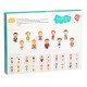 Koka attīstoša spēle Lucy&Leo Circus-Emotions Magnetics figures LL170