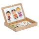 Koka attīstoša spēle Lucy&Leo Circus-Emotions Magnetics figures LL170