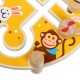 Koka rotaļlieta - labirints “Jautras brīvdienas” Lucy&Leo Funny Holiday Maze Wooden Set LL199