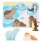 Koka attīstoša spēle - puzle Lucy&Leo Polar Animals Wooden Peg Puzzle LL228