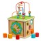 Koka attīstoša rotaļlieta kubs motorika Lucy&Leo Big Activity Cube "Smart" LL248