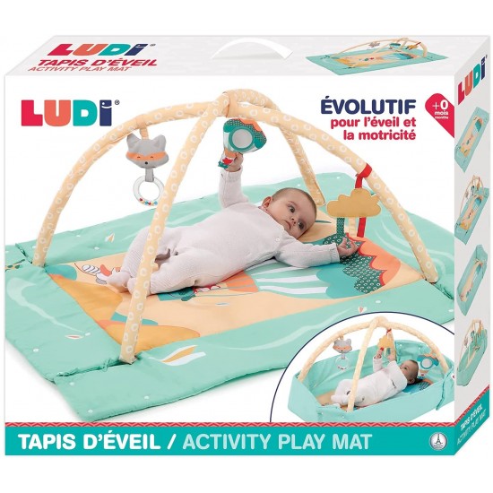 Attīstošs paklājs Ludi Hot Air Balloon Activity Play Mat 20008