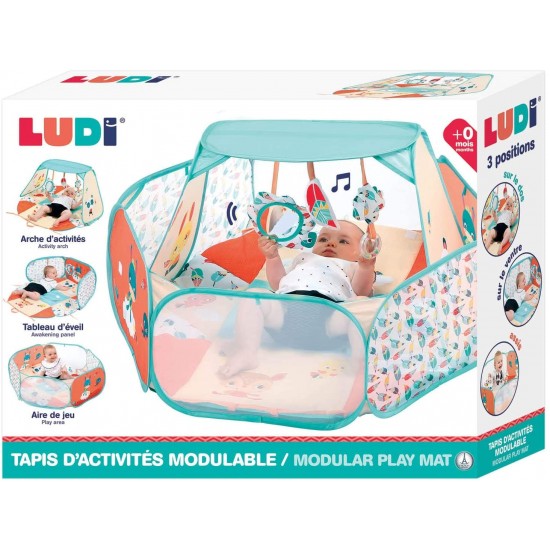 Attīstoša manēža Ludi Play Area Modular Mat 20011