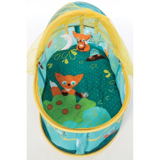 Bērnu manēža - ceļojuma gulta Dodo Travel Bed Fox Ludi 2827