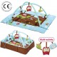 Attīstošs paklājs Ludi Early - Learning Playmat Owl Blue 2873