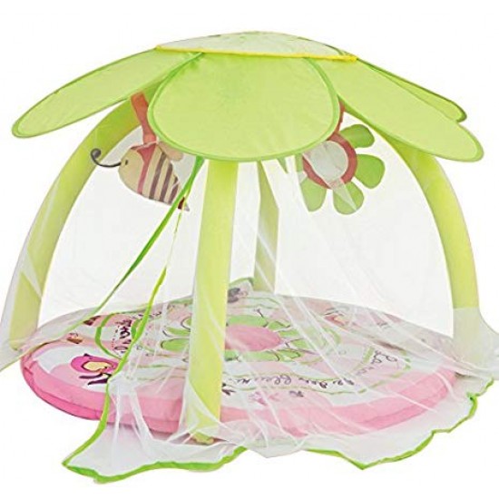 Attīstošs paklājs (ar moskītu tīklu) Ludi Play Mat Flower 2874