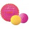 Masāžas bumbas komplekts (3 gab.) Ludi PACK OF 3 PINK SENSORY BALLS 30022