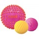 Masāžas bumbas komplekts (3 gab.) Ludi PACK OF 3 PINK SENSORY BALLS 30022