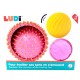 Masāžas bumbas komplekts (3 gab.) Ludi PACK OF 3 PINK SENSORY BALLS 30022