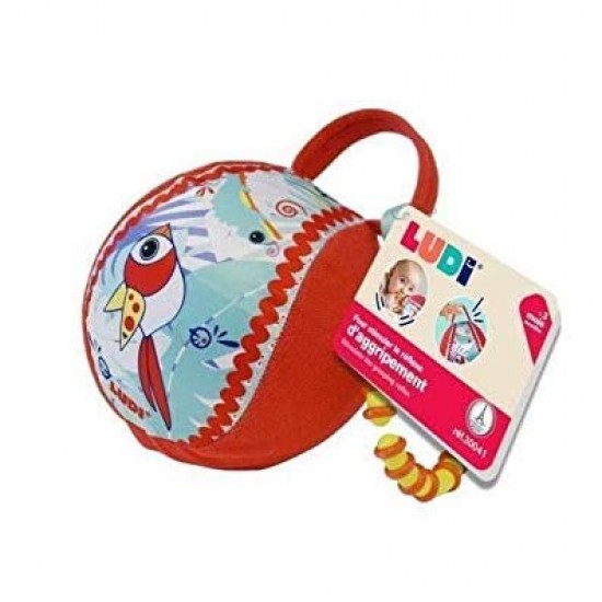 Attīstoša piekarama bumba Ludi Fabric Activity Ball 30041