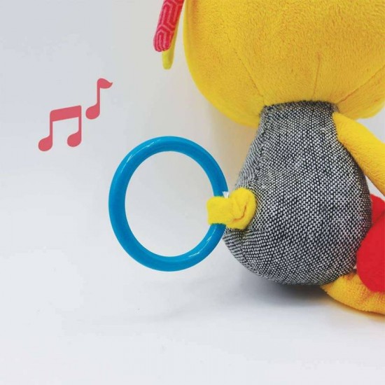 Mīksta muzikāla rotaļlieta zaķis Ludi Musical Plush Rabbit 30048
