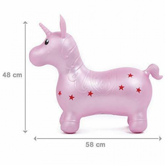 Rotaļlieta šūpūlītis lēkšānai un balansam vienradzis Ludi Jumping Unicorn 90008