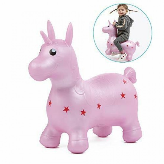 Rotaļlieta šūpūlītis lēkšānai un balansam vienradzis Ludi Jumping Unicorn 90008