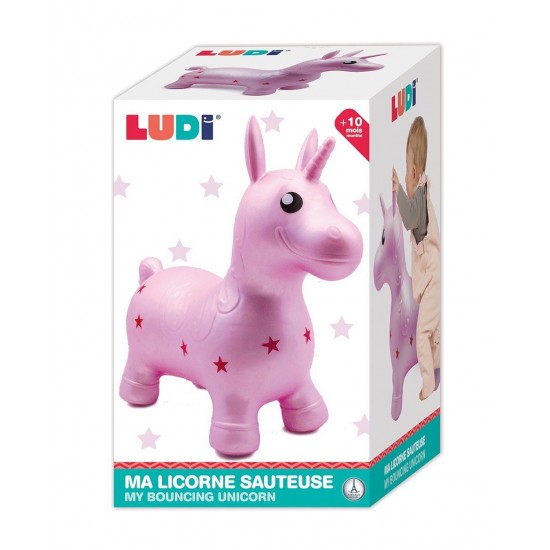 Rotaļlieta šūpūlītis lēkšānai un balansam vienradzis Ludi Jumping Unicorn 90008