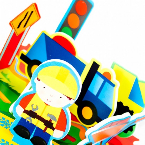 Vannas komplekts Meadow Kids Diggers and Dumpers Floating Activity Scene MK037