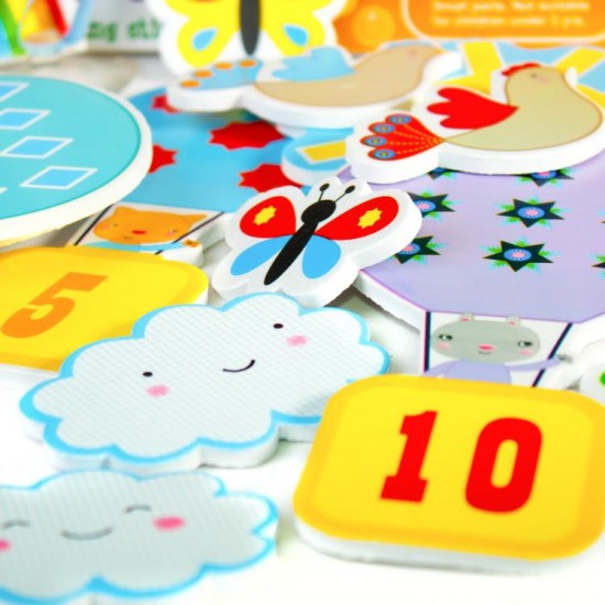 Vannas komplekts matemātika Meadow Kids Counting Bath Time Stickers MK180