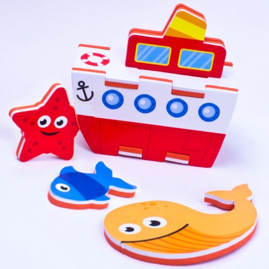 Vannas komplekts Meadow Kids Build a Boat MK195