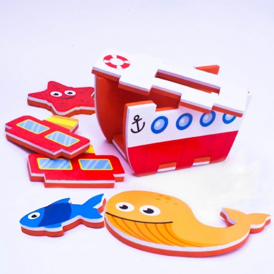 Vannas komplekts Meadow Kids Build a Boat MK195