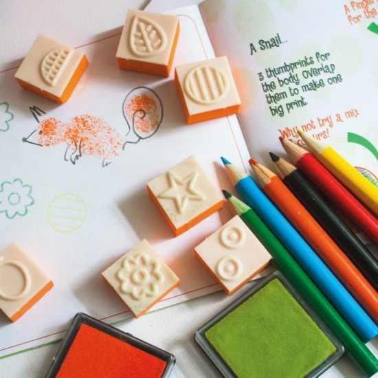 Zīmogu komplekts Meadow Kids Mini Secret Garden Fingerprint Friends MK198