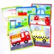 Vannas komplekts Meadow Kids Cars Bath Time Puzzles MK315