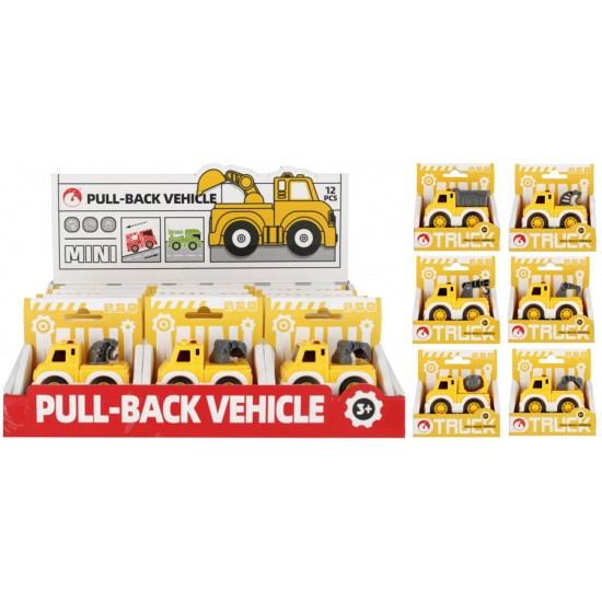 Automašīna - transports Mega Creative Pull - Back Builder Vehicle assorted 511362